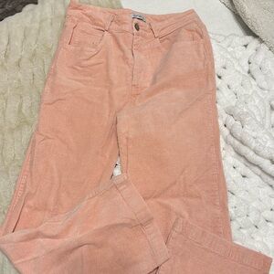 Peach Corduroy Pants